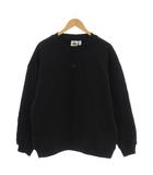 フィールドイシュー Field Issue スウェットシャツ トレーナー XL 黒 ブラック エッセンシャルズ クルーネック 長袖 ロゴ刺繍 /LP