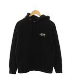 ステューシー STUSSY プルオーバー パーカー スウェット トレーナー 長袖 S 黒 0548-22-7366 /BM
