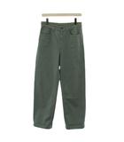 ブルネロクチネリ BRUNELLO CUCINELLI LOOSE LEG デニムパンツ ジーンズ ジップフライ 38 グリーン /BM