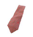 グッチ GUCCI ネクタイ 総柄 レギュラータイ 赤 レッド 緑 グリーン /TK ■OH