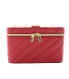 イヴサンローラン YVES SAINT LAURENT ノベルティ バニティバッグ ポーチ レザー 赤 レッド /KU ■OH