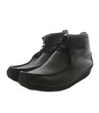 クラークス clarks デザートブーツ レザー UK8.5 黒 ブラック 11826 /AN
