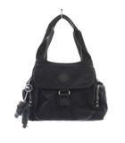 キプリング KIPLING ハンドバッグ ナイロン ゴリラチャーム付き 紺 ネイビー /KU