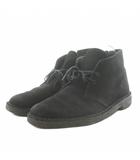 クラークス clarks デザートブーツ スエード US8 黒 ブラック 13292 /AN