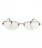 グッチ GUCCI メガネ 眼鏡 ハーフリム 度入り 53□17-136 シルバーカラー YB7 TITAN-P /KU ■OH