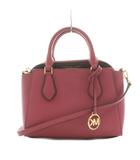 マイケルコース MICHAEL KORS ショルダーバッグ ハンドバッグ 2way レザー ピンク 茶 ブラウン 35F0GDIC1L /AN