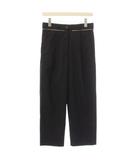 エムエムシックス メゾンマルジェラ MM6 Maison Margiela ジップデザインパンツ スラックス 40 黒 S62KB0047 S52747 /KH
