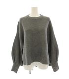 アドーア ADORE ニット セーター ウール混 フィッシュテール サイドスリット 長袖 38 グレー 531-9270107 /HN