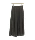 ナチュラルビューティーベーシック NATURAL BEAUTY BASIC プリーツ スリットスカート ロング スカート M グレー /☆G