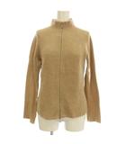 マックスマーラ MAX MARA ニット 長袖 ジップアップ セーター S ベージュ /☆G
