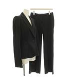 バーバリーブラックレーベル BURBERRY BLACK LABEL スーツ セットアップ ピンストライプ パンツ ジャケット 40 黒 ブラック FJ465-225-09 /☆G