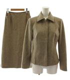 バーバリー ロンドン BURBERRY LONDON スーツ ジャケット 7 スカート 5 ロング丈 ベージュ FJ765-718 FX774-718 /GG