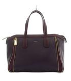 フルラ FURLA ハンドバッグ レザー ファスナー 紫 パープル F5870 /GG