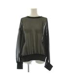 ドゥーズィエムクラス DEUXIEME CLASSE 24SS Sheer Blouse シャツ ブラウス 長袖 シアー シースルー F グレー 24051560910010 /BM