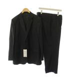 グッチ GUCCI シングルスーツ テーラードジャケット パンツ スラックス 7/58R 黒 406135 Z421E /KH