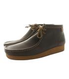クラークス clarks COLLECTION シェイカーブーツ アンクル ワラビーシューズ レザー UK9 茶 ブラウン 26159436 /KU