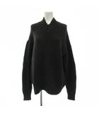 オーラリー AURALEE 20AW SUPER FINE WOOL AIRY KNIT V-NECK P/O ニット セーター 長袖 ウール 1 黒 A20AP02TA /BM