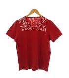 マルタンマルジェラ Martin Margiela エイズ Tシャツ カットソー 半袖 Vネック M 赤 333-38252 /BM