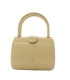 ロエベ LOEWE ヴィンテージ アナグラム ハンドバッグ レザー ベージュ /KH ■OH