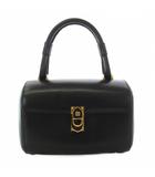 ロエベ LOEWE ヴィンテージ ハンドバッグ アナグラム金具 ワンハンドル レザー 黒 /KH ■OH