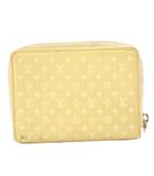 ルイヴィトン LOUIS VUITTON ポルトフォイユ ルー ナノグラム 財布 二つ折り 小銭入れ 黄 イエロー M82288 /AN ■OH