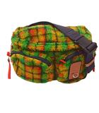 Eye LOEWE Nature バムバッグ ラージ フリース ウエストバッグ チェック柄 マルチカラー /TK ■OH