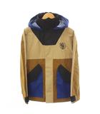ロエベ LOEWE 21SS EYE NATURE マウンテンパーカー フーディジャケット XS 茶 青 /KH