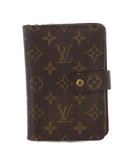 ルイヴィトン LOUIS VUITTON モノグラム ポルト パピエ ジップ 二つ折り財布 小銭入れ 茶 ブラウン M61207 /AN ■OH