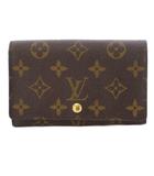 ルイヴィトン LOUIS VUITTON モノグラム ポルトモネ ビエ トレゾール 財布 二つ折り 小銭入れ 茶 ブラウン M61730 /AN ■OH