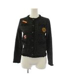 ヒステリックグラマー HYSTERIC GLAMOUR 25AW FLOWER POWER刺繍 ジャケット ウール F 黒 01253CJ01 /BM