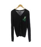 ヒステリックグラマー HYSTERIC GLAMOUR 22SS RABBIT FEVER カーディガン 長袖 S 黒 02221CD01 /BM