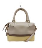  ジャンニ ノターロ キャロル ジェイ GIANNI NOTARO Carol J. ショルダーバッグ ハンドバッグ 2way レザー アイボリー 黄 イエロー /AN