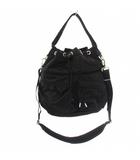 ポーター PORTER 吉田カバン 2WAY TOOL BAG ハンドバッグ ショルダーバッグ 総柄 ナイロン 黒 /BM