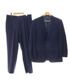 ランバン LANVIN COLLECTION シングルスーツ セットアップ テーラードジャケット スラックス ウール 紺 ネイビー /CX