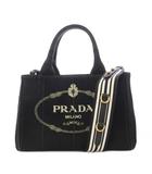 プラダ PRADA カナパ ハンドバッグ トートバッグ ショルダーバッグ 2WAY 黒 1BG439 /KH ■OH