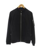 ジャンパー ブルゾン ジージャン スカジャン スタジャン ジャケット 上着 M 紺色 ネイビー 無地 長袖 /LP