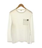 ロエベ LOEWE アナグラムロングスリーブTシャツ ロンT カットソー クルーネック 長袖 M 白 ホワイト H526Y24J04 /YT