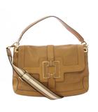 アニヤハインドマーチ ANYA HINDMARCH ショルダーバッグ ワンショルダーバッグ ハンドバッグ 2way レザー 茶 キャメル /TK