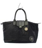  ペレボルサ PELLE BORSA ハンドバッグ 総柄 ネイビー /BM