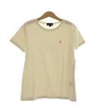 ラルフローレン RALPH LAUREN カットソー 子ども服 女の子 150 アイボリー 無地 ラウンドネック 半袖 /LP