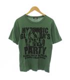 ヒステリックグラマー HYSTERIC GLAMOUR Tシャツ カットソー 半袖 クルーネック XS カーキ 02171CT11 /GG