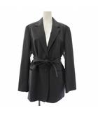 ルシェルブルー LE CIEL BLEU Sheer Back Tailored Jacket テーラードジャケット シアー 異素材切り替え 36 グレー 23S64302 /GG