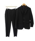 コムデギャルソンオムドゥ COMME des GARCONS HOMME DEUX AD2021 スーツ セットアップ 上下 テーラードジャケット スラックスパンツ ジップフライ XS 黒 DH-J031 /BM