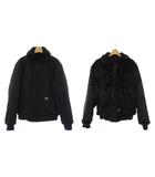 シュプリーム SUPREME 25FW Dickies Quilted Work Jacket リバーシブル 中綿ジャケット ジップアップ ボア S 黒 /BM