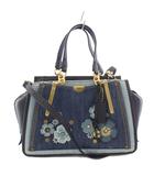コーチ COACH ドリーマー ウィズ ティーローズ ショルダーバッグ ハンドバッグ 2WAY 紺 ネイビー 53741 /TK