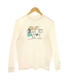 アディダスオリジナルス adidas originals シュムーフォイル プール 長袖Tシャツ ロンT カットソー クルーネック プリント S 白 ホワイト /KU ■MA