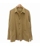 ベイフロー BAYFLOW シャツジャケット 麻 リネン ストレッチ 4 ベージュ /UO ■MA