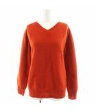 マーガレットハウエル MARGARET HOWELL ニット セーター 長袖 ウール 2 オレンジ 578-7263017 /AN43 ▲H