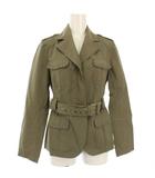 マイケルマイケルコース Michael michael kors ミリタリージャケット ベルト付き 4 カーキ JKXXLS0200 /TK