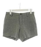 ブルーブルー BLUE BLUE ショートパンツ ハーフパンツ ニット ヘリンボーン ウール 1 黒 ブラック 白 ホワイト /AN46